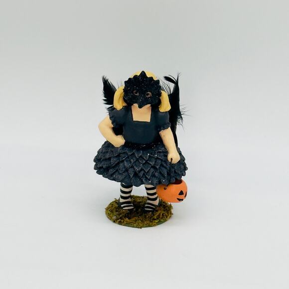 Bethany Lowe Crow Hazel Girl In Halloween Costume Figurine NEW - Picture 5 of 8